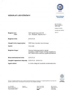 15 TÜV VOC Vizsgálati eredmény-1